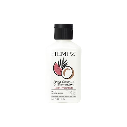 Hempz Herbal Body Moisturizer, Pearl White, 2.25 Ounce - Product Imagery
