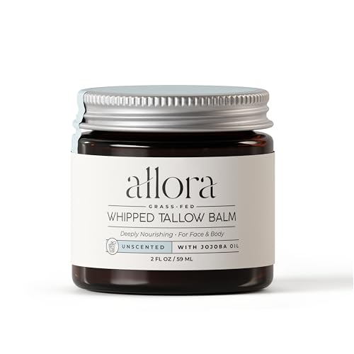 100% Grass Fed Beef Tallow for Skin - Whipped Tallow Balm with - Product Imagery