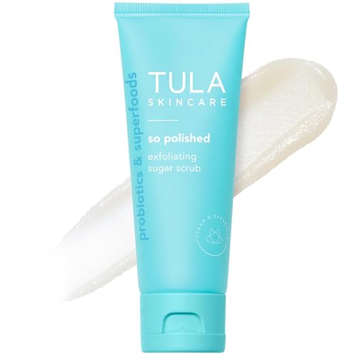 TULA Skincare So Polished Exfoliating Sugar Scrub, Face Scrub - Product Imagery