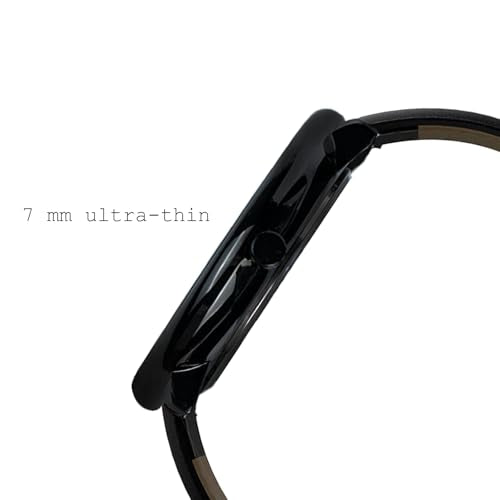 Mens Watches Ultra-Thin Minimalist Waterproof-Fashion Wrist - Product Imagery