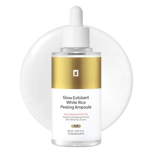 TOSOWOONG White Rice 75 Peeling Ampoule for Dull Skin - TOSOWOONG Official Imagery - 1