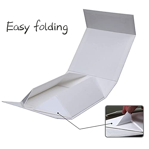 Rsgift White Gift Box with Lids,9.7x7.2x3.3 Inch Gift Boxes for - Product Imagery