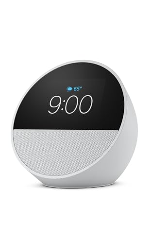 Amazon Echo Spot (newest model), Great for nightstands, offices - Product Imagery