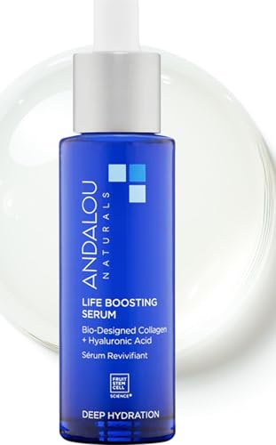 Andalou Naturals Collagen + Hyaluronic Acid Serum for Face - Andalou Naturals Official Product View 1