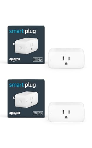Amazon Smart Plug, Control lights and appliances when away from - Product Imagery