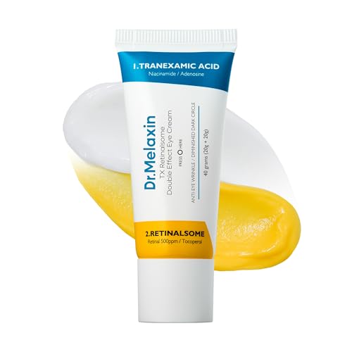 DR MELAXIN TX Tranexamic Acid Retinalsome Dual Eye Cream - Dr.Melaxin Official Imagery - 1