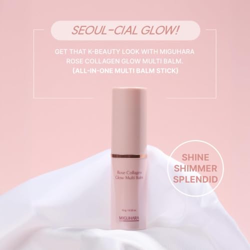 MIGUHARA Rose Collagen Glow Multi Balm Stick - Reallagen EX - Product Imagery