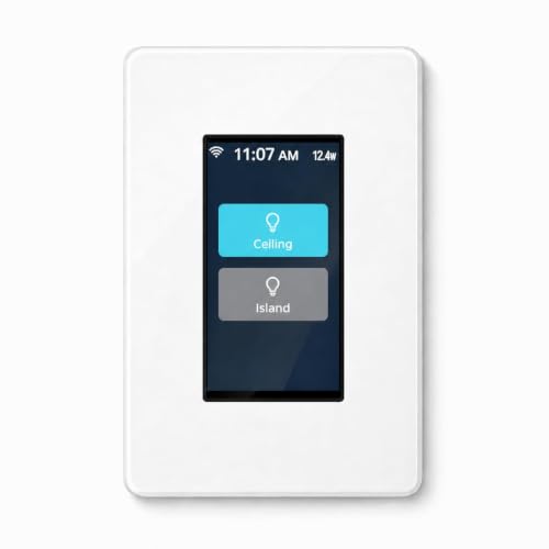 L9 1 or 2 Load LCD Smart Light Switch Radar Activated Screen - LANBON Official Imagery - 1