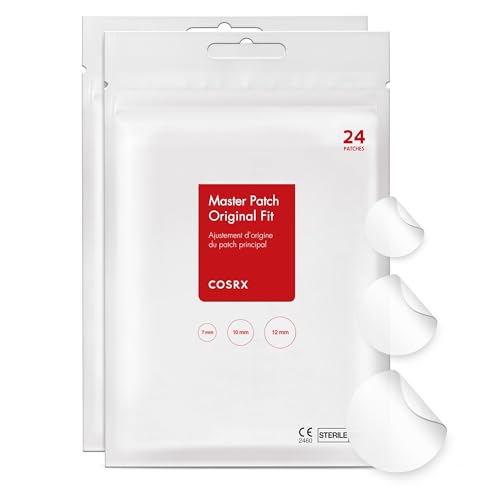 COSRX Acne Pimple Patches Absorbing Hydrocolloid Spot, 3 Size (48 - Product Imagery