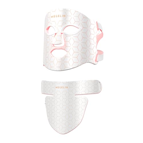 MEGELIN Led Red Light Therapy Face & Neck Mask, 7 Colors Led - Product Imagery