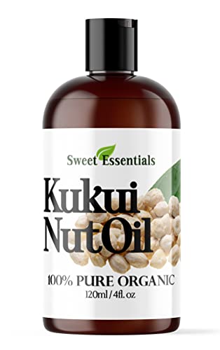Sweet Essentials 100% Organic Kukui Nut Oil - Imported From Hawaii Various Sizes 100 - Sweet Essentials Official Product View 1