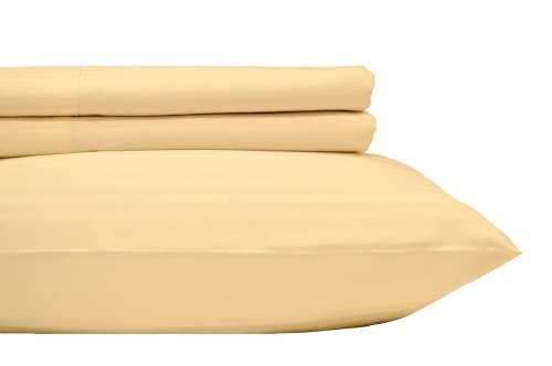 Royal Hotel King Sheets Set, 600 Thread Count Cotton Stripe - Product Imagery
