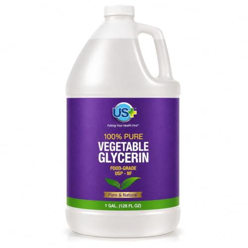 US+ Vegetable Glycerin, Food Grade, USP, 100% Pure - 1 Gallon - Product Imagery