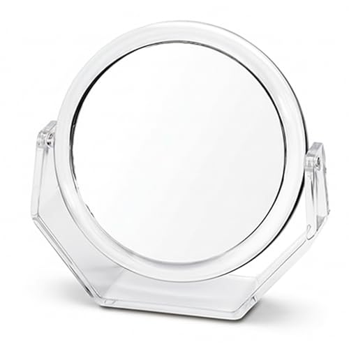 Danielle Creations Round Acrylic Vanity Mirror Clear 1x 10x - DC DANIELLE Official Imagery - 1