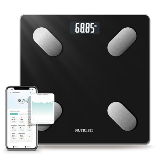 NUTRI FIT Smart Scale for Body Weight Body Fat Composition Monito - NUTRI FIT Official Product View 1
