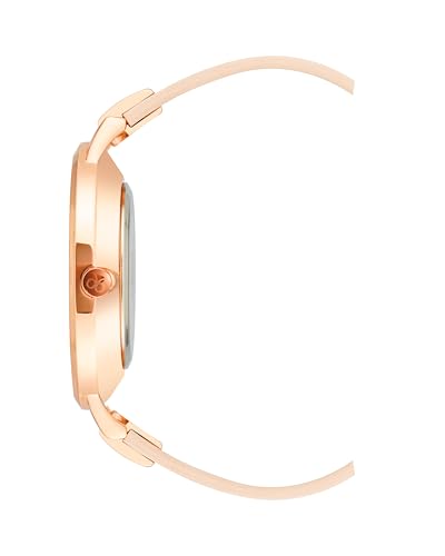 Nine West Women's Floral Dial Smooth Strap Watch - Product Imagery