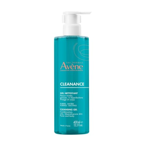 Av ne Cleanance Cleansing Gel Soap Free Cleanser for Acne - Eau Thermale Avène Official Imagery - 1