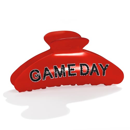 Game Day Hair Claw Clips for Women Trendy Football Hair Clip - Product Imagery