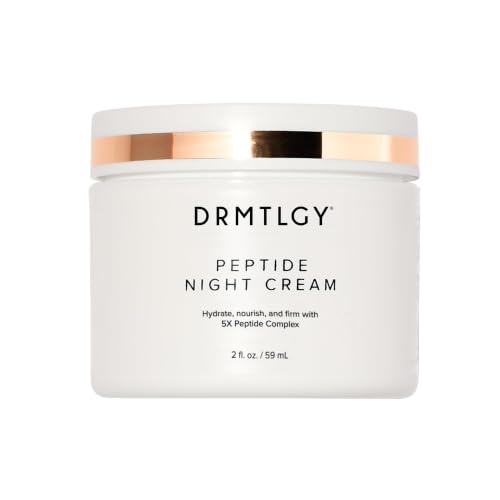 DRMTLGY Peptide Night Cream | Hydrating Firming Moisturizer - Product Imagery