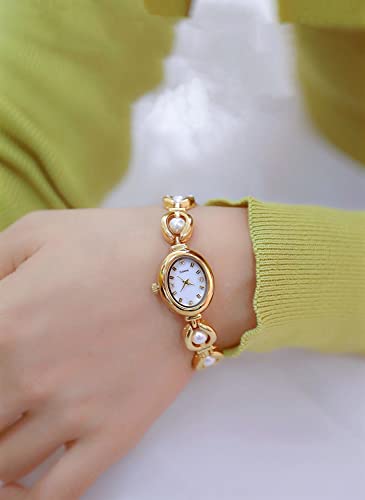 ADSBIAOYE Elegant Pearl Women's Dress Watch Fashion Oval dial - Product Imagery