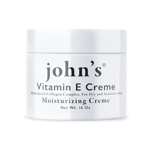 John s Vitamin E A D Collagen Cream 16 oz Aloe Enriched - John's Official Imagery - 1