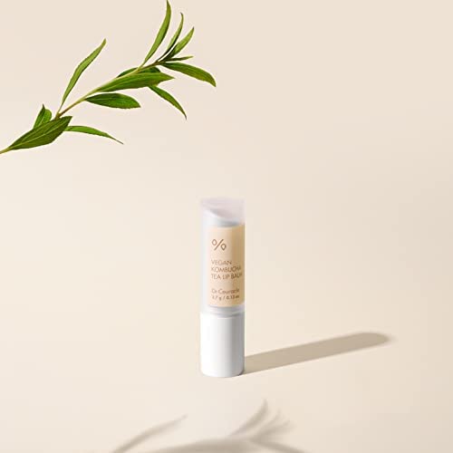 le Vegan Kombucha Tea Lip Balm, Dry Lip Moisturizer 0.13 oz. - Product Imagery
