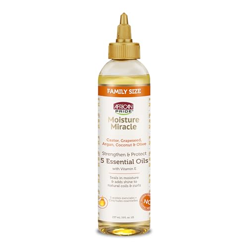 African Pride Moisture Miracle 5 Essential Hair Oils - African Pride Official Product View 1