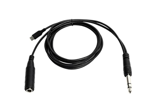 Nflightcam USB-C Smartphone Aircraft Audio Cable by Nflightcam - Angle View 1