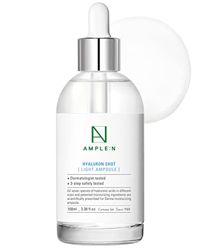AMPLE N Hyaluron Shot Light Ampoule Korean Hydrating Serum 3 - CORÉANA Official Imagery - 1