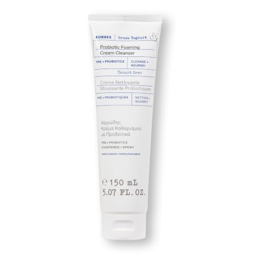 KORRES Greek Yoghurt Foaming Cream Cleanser, Deep Skin Cleansing - Product Imagery