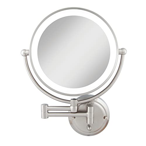 Zadro 14 Round Fluorescent 5X 1X Bathroom Magnifying Mirror - Zadro Official Imagery - 1