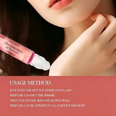 10ML Roll On Rose Perfumes Oil for Women - Product Imagery
