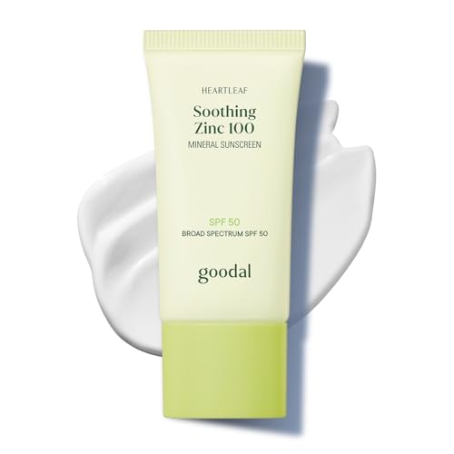 GOODAL Heartleaf Soothing Zinc 100 Mineral Sunscreen SPF 50 - GOODAL Official Imagery - 1
