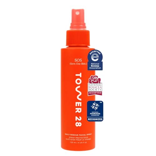 Tower 28 SOS Daily Rescue Soothing Hypochlorous Acid Spray for Face - Tower 28 Official Product View 1