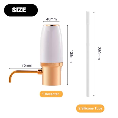 Electric Wine Aerator Dispenser,Electric Smart Decanter TYPE C - Product Imagery
