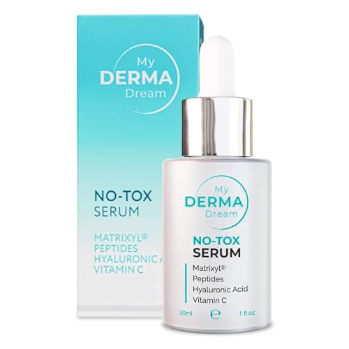 My Derma Dream NoTox Anti Aging Peptide Serum for Face and Neck, Fine Lines, 1 fl oz - My Derma Dream Official Product View 1