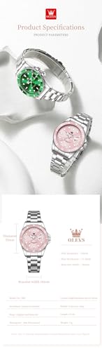 OLEVS Womens Watch Classic Dress Number Female Watches for - Product Imagery