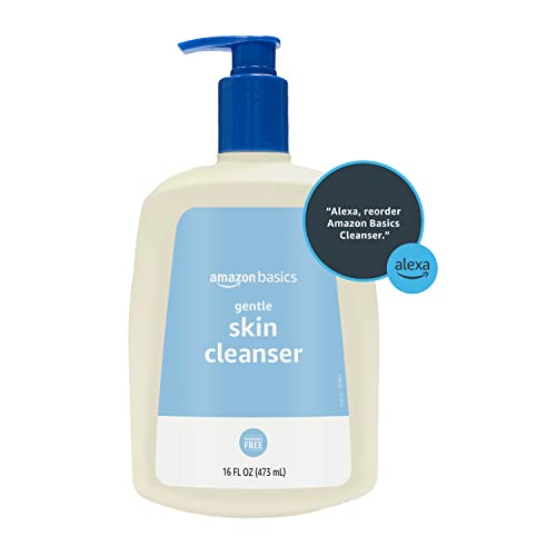 Amazon Basics Daily Facial Cleanser, Face Wash, Fragrance Free, - Product Imagery