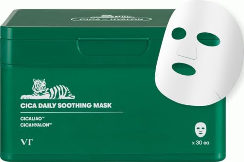 VT COSMETICS CICA Daily Soothing Mask 30 Sheet - VT COSMETICS Official Imagery - 1