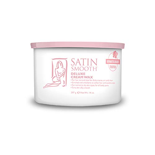 Satin Smooth Deluxe Cream, Soft Wax for Hair Removal, Face & Body - SATIN SMOOTH Official Product View 1
