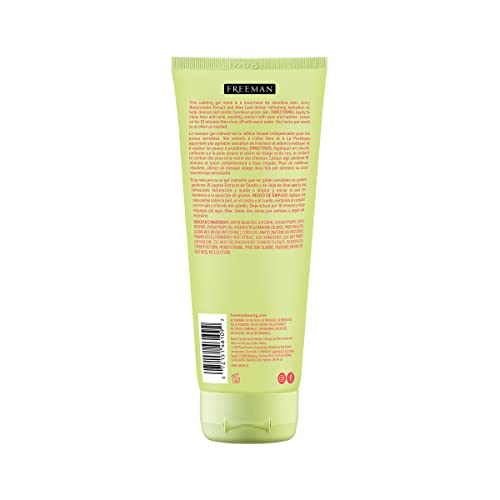 Freeman Soothing Watermelon & Aloe Gel Facial Mask, Hydrates, - Product Imagery