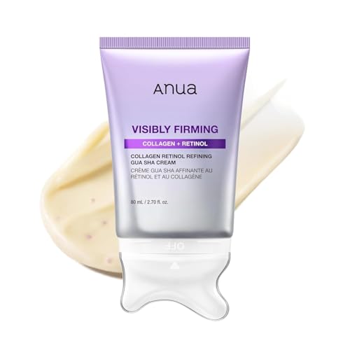 ANUA Collagen Retinol Refining Gua Sha Cream, 2.7 fl.oz | Neck - Product Imagery