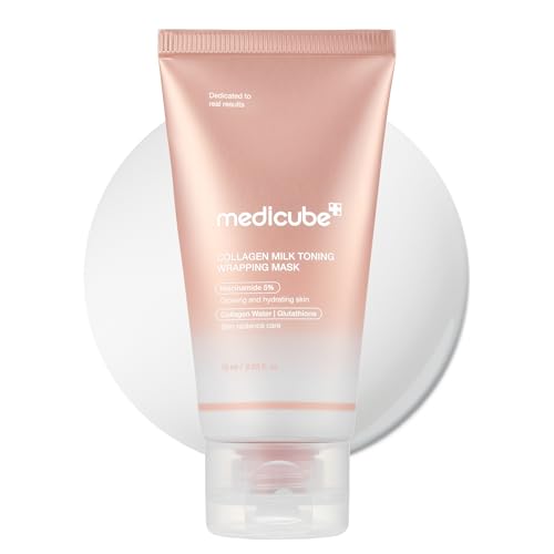 medicube Wrapping Mask Collagen Glazed Milky Glow - Daytime Peel  - Product Imagery