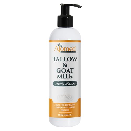 Tallow Goat Milk Body Lotion for Sensitive Skin Organic - Handmade Official Imagery - 1
