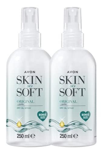 AVON SKIN SO SOFT Original Jojoba Dry Oil Spray 8 45 fl oz - AVON SKIN SO SOFT Official Imagery - 1