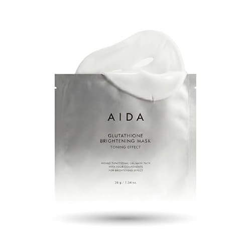 AIDA Glutathione Hydrating Face Mask Korean Sheet Mask for - AIDA Official Imagery - 1
