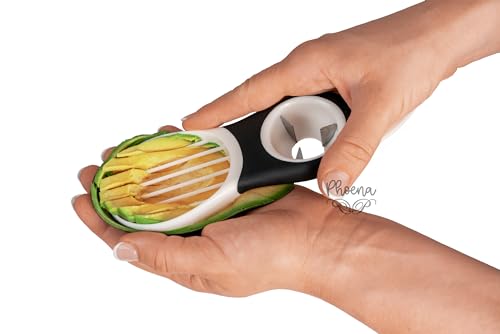Avocado Fruit Slicer Pitter 3 in 1 Banana Dragon Fruit Peach - Product Imagery