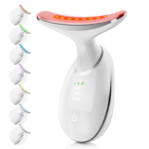 Face and Neck Massager Portable Red Light Therapy for Face - MoonTix Official Imagery - 1