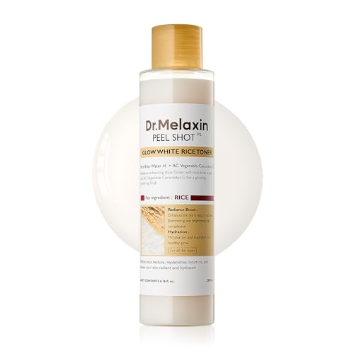 Dr.Melaxin Peel Shot Glow Rice Toner with Rice Extract & Ceramides, Hydrating & - Dr.Melaxin Official Product View 1