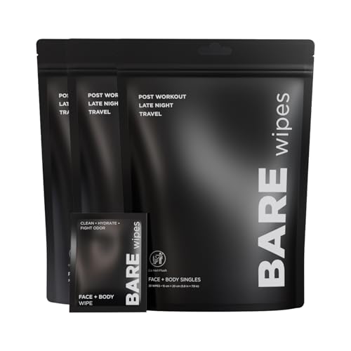 3 Pack 60 Wipes - BARE Wipes Official Imagery - 1